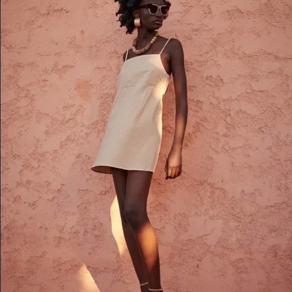 Zara Cream Mini Dress